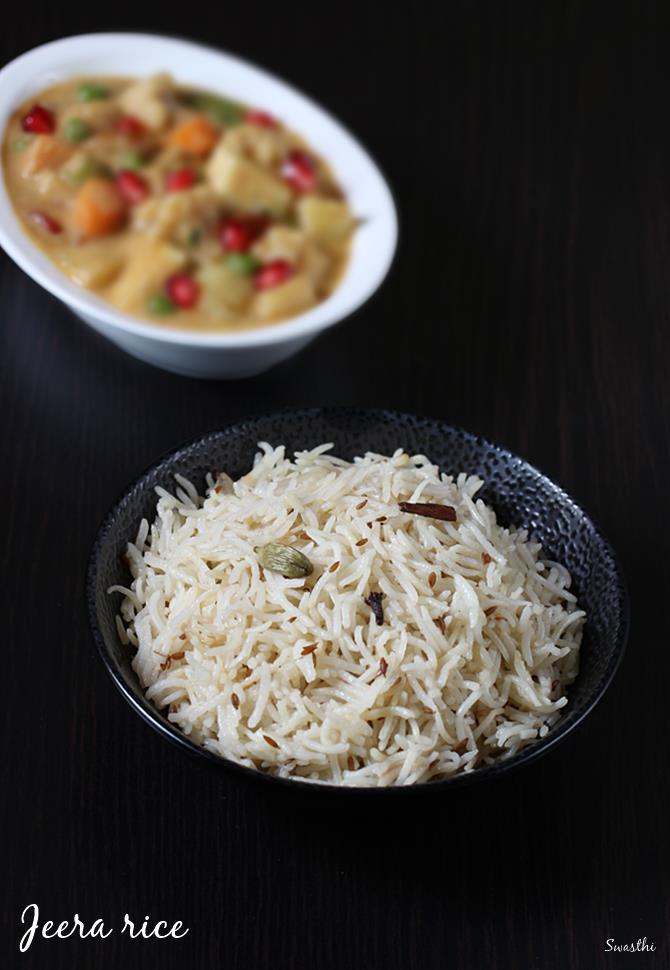 make rice kurma pulao)  how jeera (jeera to rice recipe, jeera rice for jeera recipe
